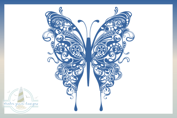 Butterfly SVG Floral Butterfly Mandala