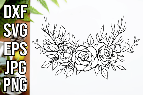 Floral Arrangement Svg, Png, Jpg Flowers