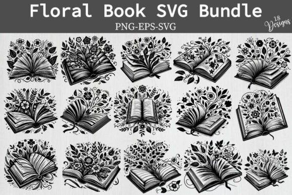 Floral Book SVG Bundle Review