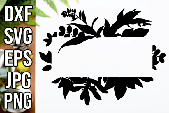 Floral Border Svg Flower Frame Svg